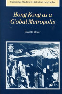 Hong Kong as a global metropolis