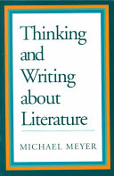 Thinking and writing about literature /
