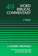 Word Biblical commentary, vol. 49 : 1 Peter /