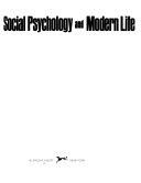 Social psychology and modern life /