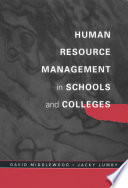 Human resource management in schools and colleges
