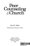 Peer counseling in the church /