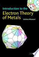Introduction to the electron theory of metals