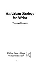 An urban strategy for Africa /