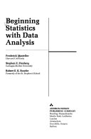 Beginning statistics with data analysis /