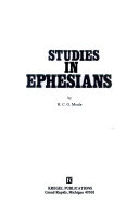 Studies in Ephesians /