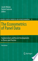 The Econometrics of Panel Data Fundamentals and Recent Developments in Theory and Practice /