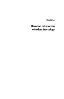 Historical introduction to modern psychology /