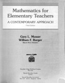 Mathematics for elementary teachers : a contemporary approach /