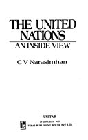 The United Nations : an inside view /