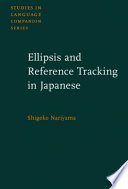 Ellipsis and reference tracking in Japanese