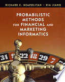 Probabilistic methods for financial and marketing informatics