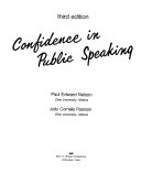 Confidence in public speaking /