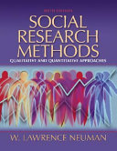 Social research methods : qualitative and quantitave approaches /