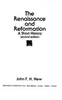 The renaissance and reformation /