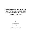 Professor Norrie's commentaries on family law