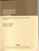 Management information systems : managing information technology in the business enterprise /