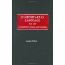 Shakespearean language a guide for actors and students /