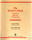 The writer's work : a guide to effective composition /