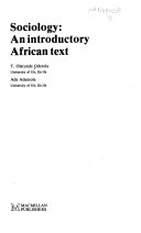 Sociology : an introductory African text /
