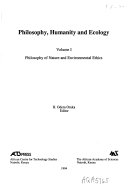 Philosophy, humanity and ecology : philosophy of nature and enviromental ethics /