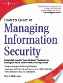 How to cheat at managing information security