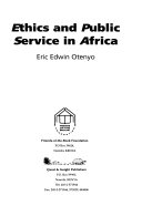 Ethics and public service in Africa /
