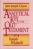 Analytical key to the old testament : Isaiah- Malachi /