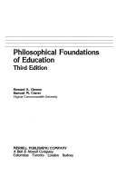 Philosophical foundations of education /