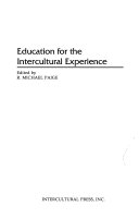 Education for the intercultural experience /