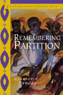 Remembering partition violence, nationalism, and history in India /