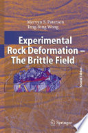 Experimental Rock Deformation  The Brittle Field