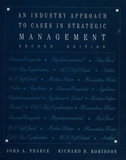 An industry approach to cases in strategic management /