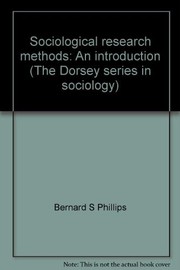 Sociological research methods : an introduction /