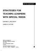 Strategies for teaching learners with special needs /