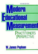 Modern educational measurement : a practitioner's perspective /