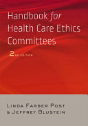 Handbook for health care ethics committees /