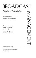 Broadcast management : Radio. Television /