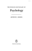 The penguin dictionary of psychology /