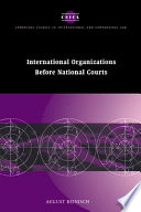 International organizations before national courts