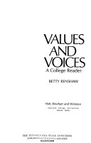 Values and voices : a college reader /