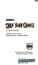 Its your life so take your choice /