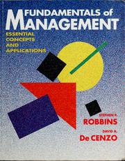 Fundamentals of management /