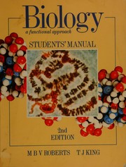 Biology : a functional approach /