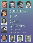 Criminal law case studies /