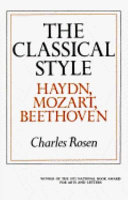 The classical style: Haydn, Mozart, Beethoven.