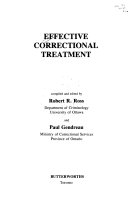 Effective correctional treatment /