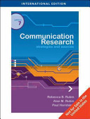 Communication research : strategies and sources /