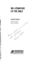 The Literature of the Bible /