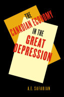 The Canadian economy in the Great Depression